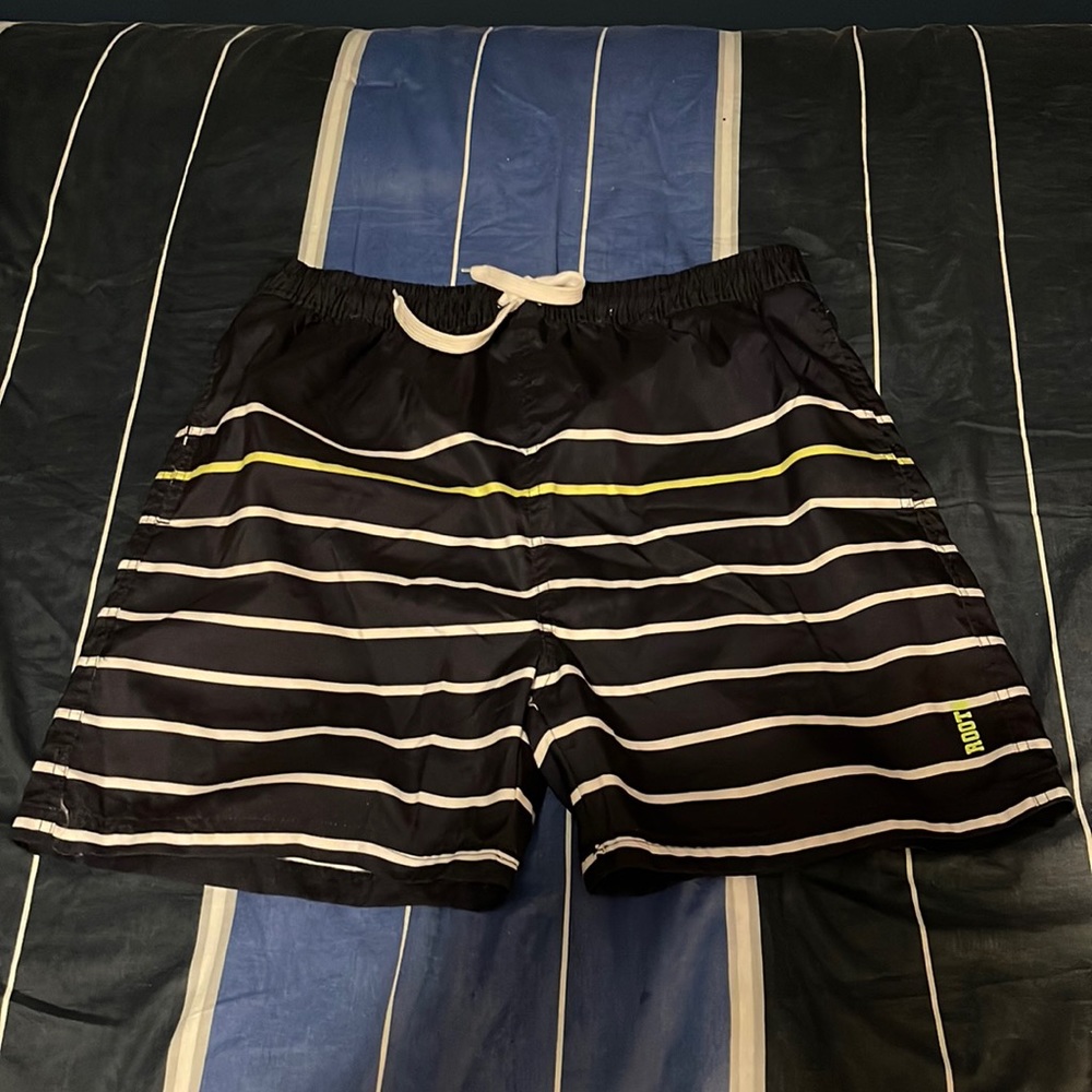 Men Roots swim shorts size Medium